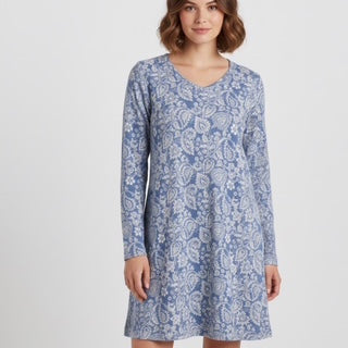 Camisón a Media Pierna con Manga Larga 588960 René Rofé