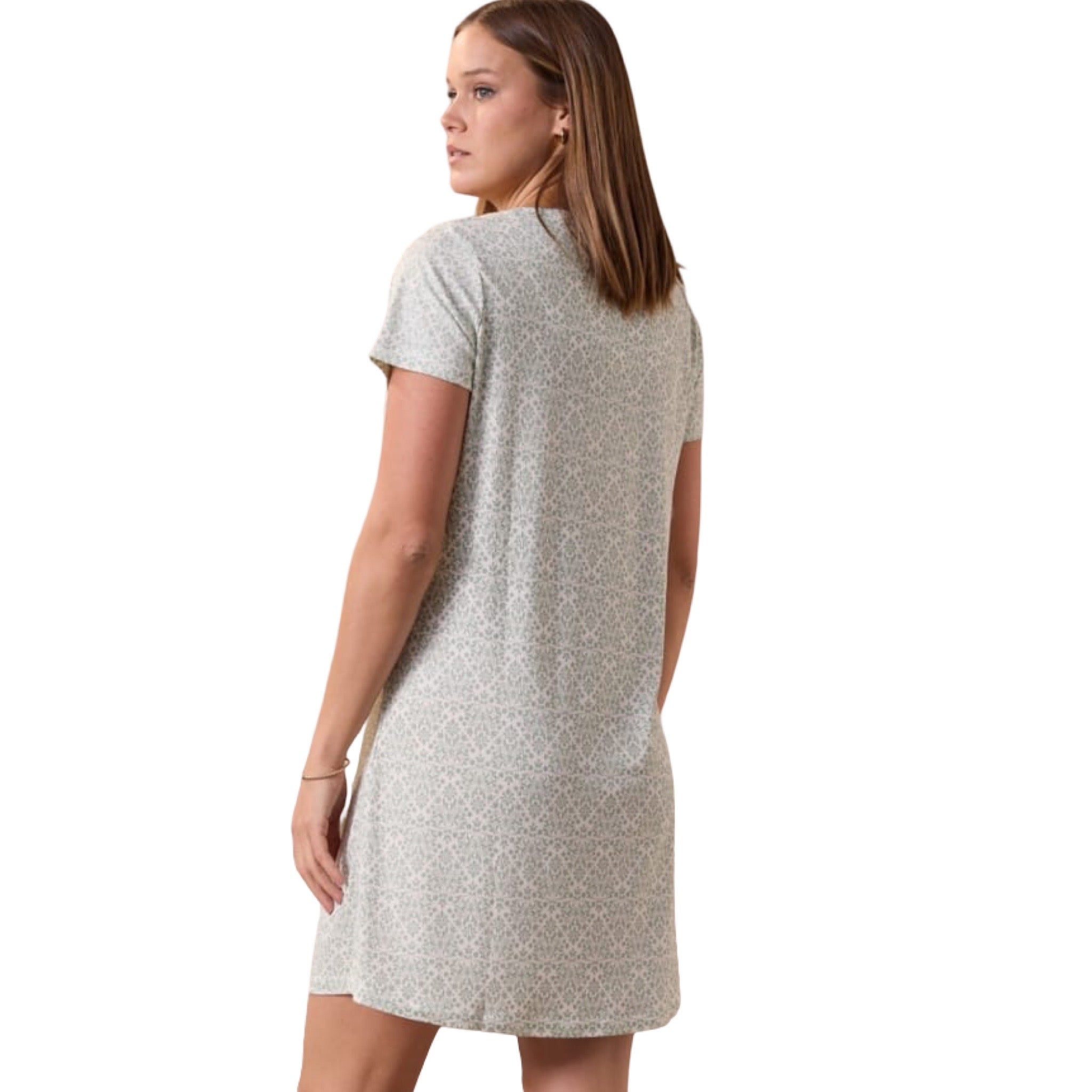 Camisón Corto con Manga Corta 588916 René Rofé