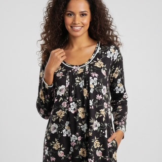 Camisón a Media Pierna con Manga 3/4 598382 René Rofé