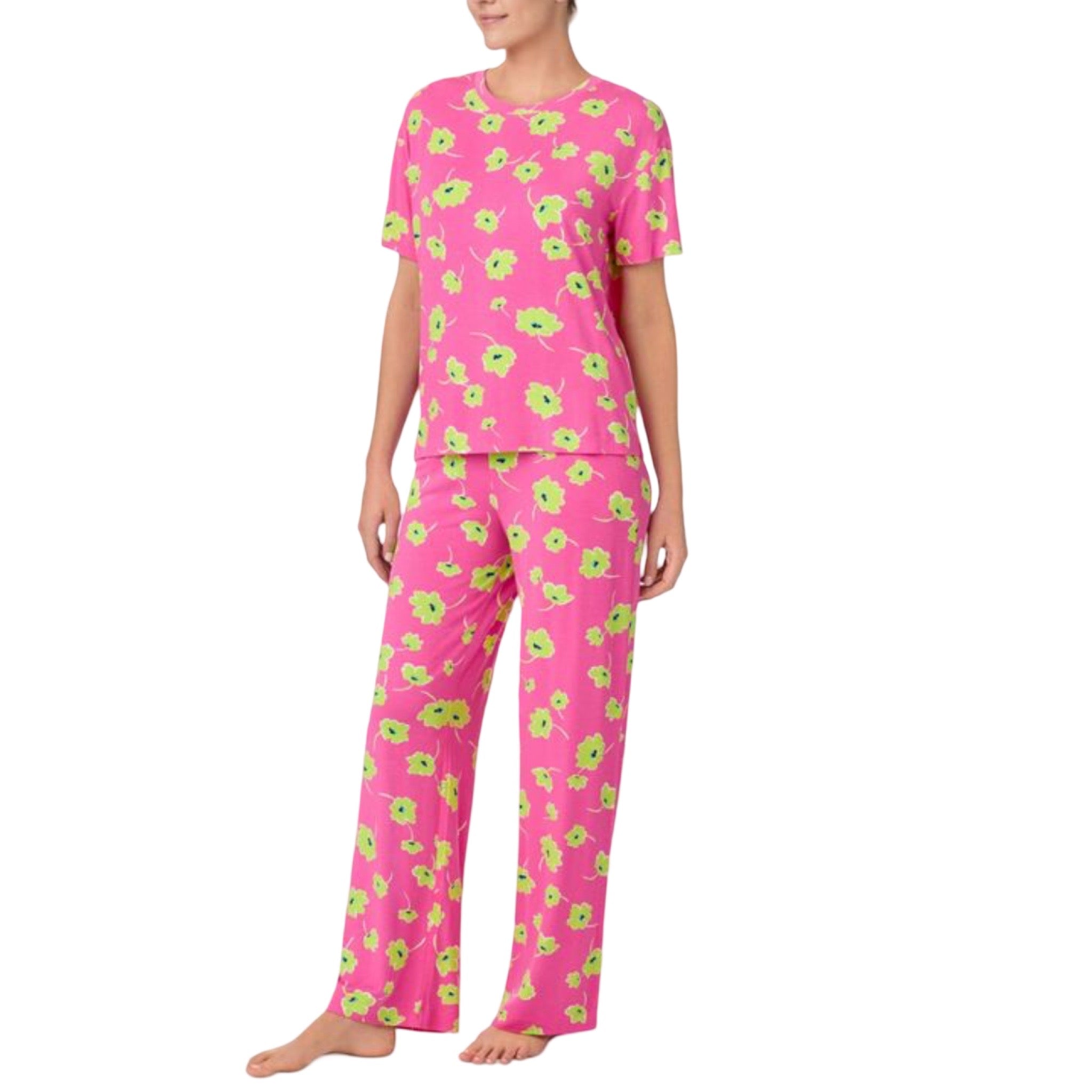 Pijama Pantalón Largo y Blusa Cerrada con Manga Corta SY10023 Sanctuary