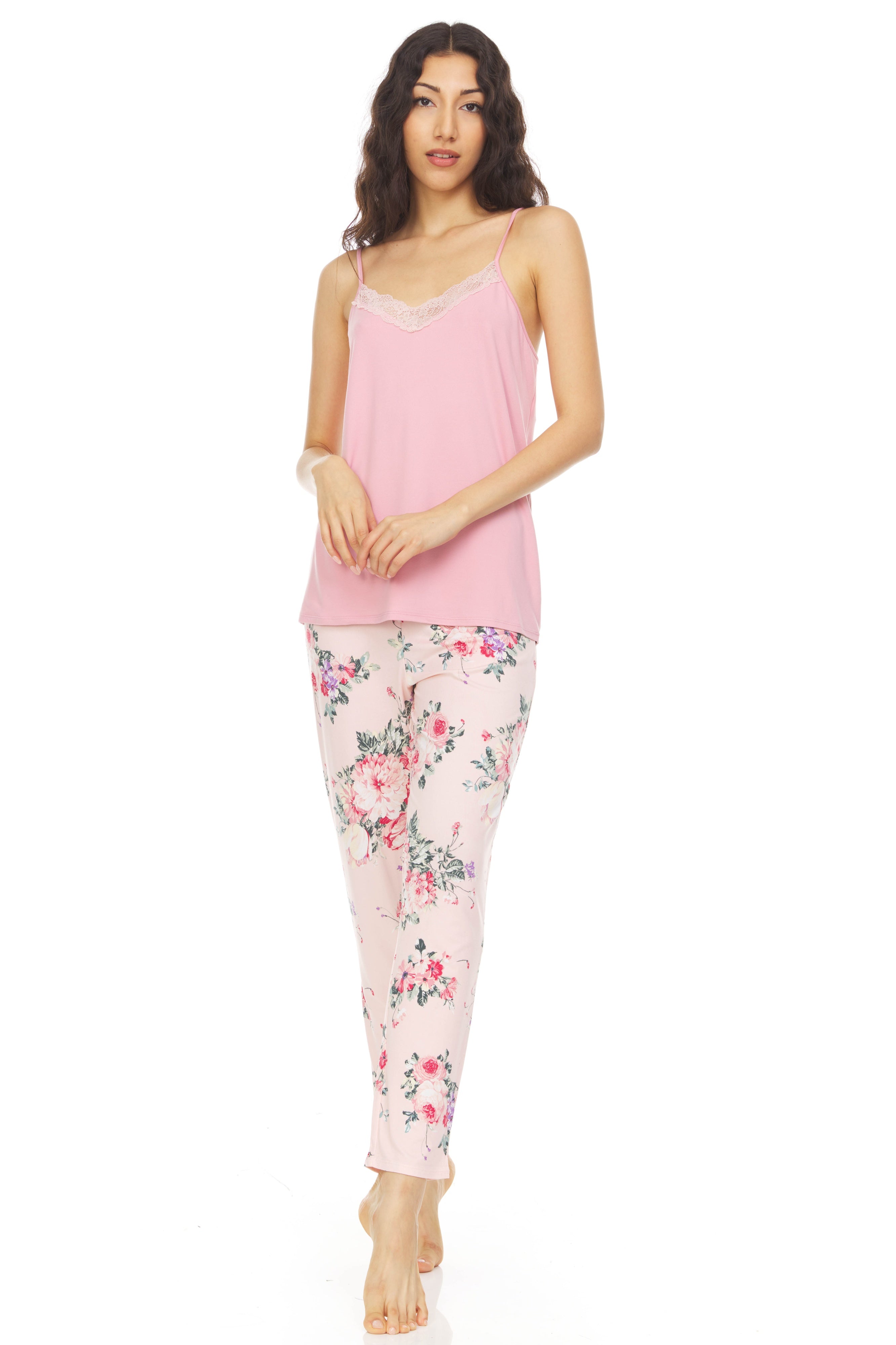 Pijama Pantalón Largo y Blusa Tank Top T90583 Flora Nikrooz