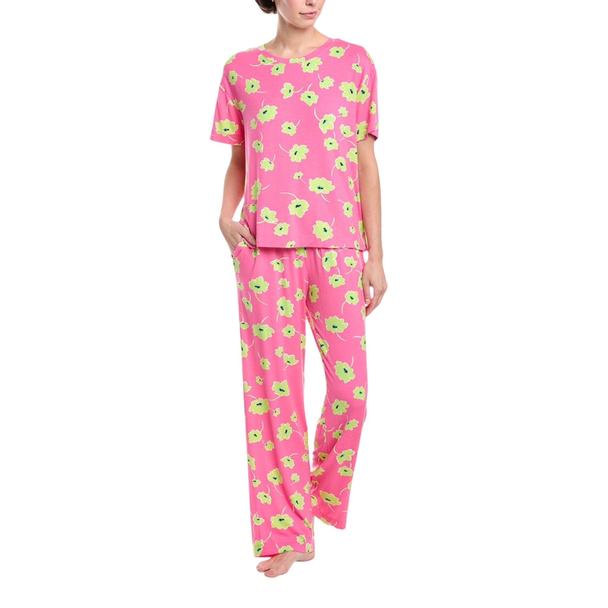 Pijama Pantalón Largo y Blusa Cerrada con Manga Corta SY10023 Sanctuary