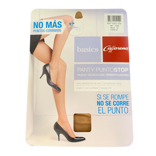 Pantyhose Punto Stop Resistente a las Corridas Caffarena 11359