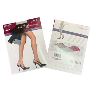 3 Pack Pantyhose Silk Reflections Control Top Sheer Toe Hanes OD042